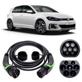 Volkswagen Golf GTE PHEV EV Charging Cables – EV charging cable view 7