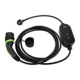 Type 2 to 3 Pin Charging Cable – V4 – EV charging cable view 8
