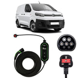 Citroën ë-Dispatch Charging Cable – Type 2 to UK 3-pin charging cable