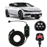 KIA EV6 Charging Cable – Type 2 to UK 3-pin charging cable