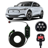 Ford Mustang Mach-E Charging Cable – Type 2 to UK 3-pin charging cable