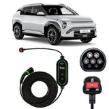 KIA EV3 Charging Cable – Type 2 to UK 3-pin charging cable