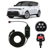 Kia Soul EV Charging Cable – Type 2 to UK 3-pin charging cable