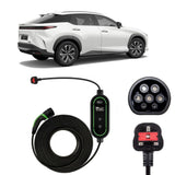 Lexus RZ Charging Cable – Type 2 to UK 3-pin charging cable