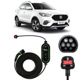 MG ZS Charging Cable – Type 2 to UK 3-pin charging cable