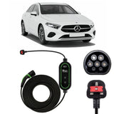 Mercedes A250e Charging Cable – Type 2 to UK 3-pin charging cable