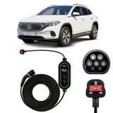Mercedes EQA EV Charging Cable – Type 2 to UK 3-pin charging cable