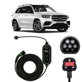 Mercedes GLE500e EV Charging Cable – Type 2 to UK 3-pin charging cable