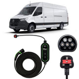 Mercedes eSprinter Charging Cable – Type 2 to UK 3-pin charging cable