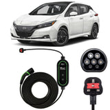 Nissan Leaf Charging Cable – Type 2 to UK 3-pin charging cable