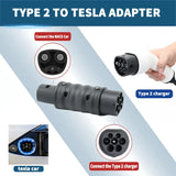 EV Charger And EV Charging Adapter type 1 to type 2 adapter Tesla to GBT converter GBT to J1772 Charger adapter
