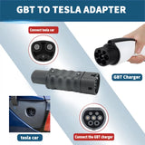 EV Charger And EV Charging Adapter type 1 to type 2 adapter Tesla to GBT converter GBT to J1772 Charger adapter