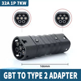 EV Charger And EV Charging Adapter type 1 to type 2 adapter Tesla to GBT converter GBT to J1772 Charger adapter