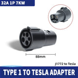 EV Charger And EV Charging Adapter type 1 to type 2 adapter Tesla to GBT converter GBT to J1772 Charger adapter