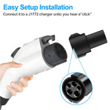 Universal Type1 J1772 to Tesla Adapter for Model X, Model Y, Model 3, and Model S - EV Charger Connector & EVSE Conversion Gun Socke
