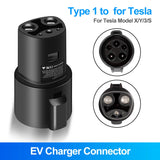 Universal Type1 J1772 to Tesla Adapter for Model X, Model Y, Model 3, and Model S - EV Charger Connector & EVSE Conversion Gun Socke