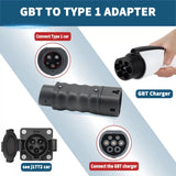 EV Charger And EV Charging Adapter type 1 to type 2 adapter Tesla to GBT converter GBT to J1772 Charger adapter