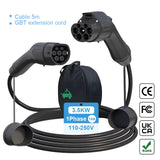 EV Charging Cable – GBT 1-Phase 16A 3.6kW 5M Electric Vehicle Extension Cord for Charger Station