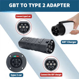 EV Charger And EV Charging Adapter type 1 to type 2 adapter Tesla to GBT converter GBT to J1772 Charger adapter