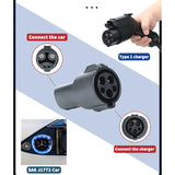 EV Charger And EV Charging Adapter type 1 to type 2 adapter Tesla to GBT converter GBT to J1772 Charger adapter