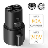 Universal Type1 J1772 to Tesla Adapter for Model X, Model Y, Model 3, and Model S - EV Charger Connector & EVSE Conversion Gun Socke