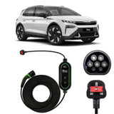 Skoda Elroq Charging Cable – Type 2 to UK 3-pin charging cable