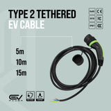 Type 2 Tethered Cables – EV charging cable view 6