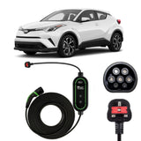 Toyota C-HR Charging Cable – Type 2 to UK 3-pin charging cable