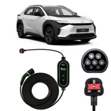 Toyota bZ4X Charging Cable – Type 2 to UK 3-pin charging cable