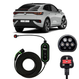 Volkswagen ID.5 Charging Cable – Type 2 to UK 3-pin charging cable