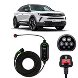 Vauxhall Mokka-e Charging Cable – Type 2 to UK 3-pin charging cable