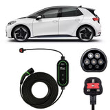 Volkswagen ID3  Charging Cable – Type 2 to UK 3-pin charging cable