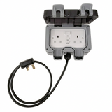 13A IP66 Weatherproof Outdoor Extension Lead with RCD H07RN-F