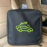 Waterproof fire retardant EV charging cable storage bag for electric vehicle charger plugs and sockets - durable and portable carry bag